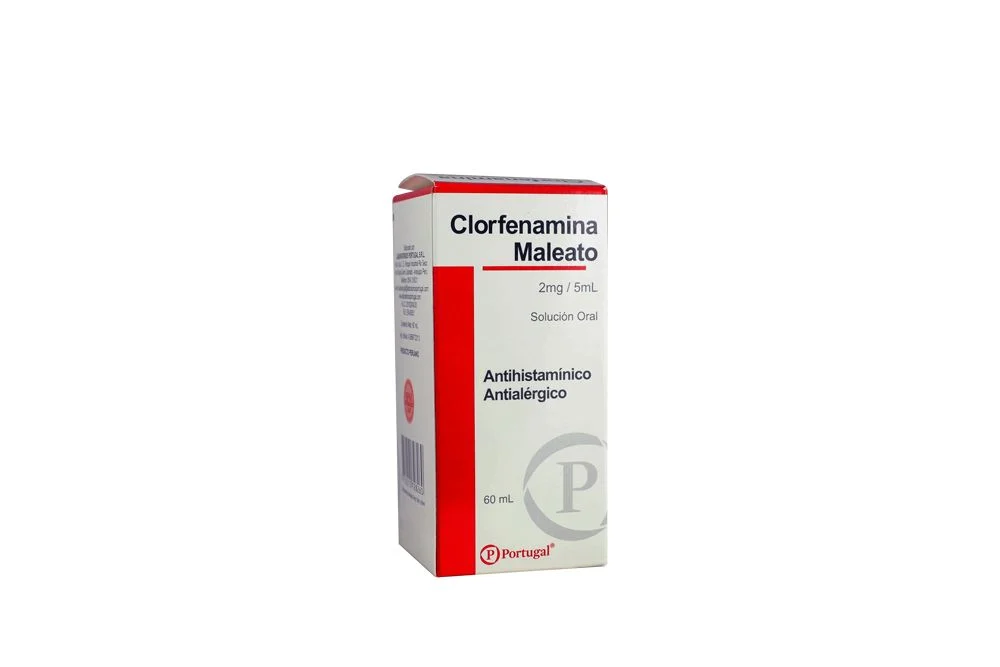 CLORFENAMINA MALEATO - Sol. Oral  Fco. x 60 mL - 2 mg / 5 mL