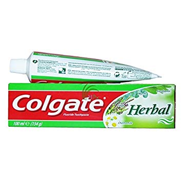COLGATE HERBAL - Crema dental Anticaries con fluor y Calcio 90 g