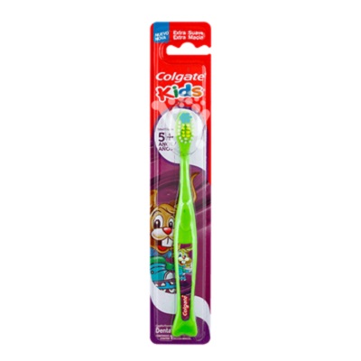 COLGATE KIDS - Cepillo dental COLGATE para ninos 5+ anos variedad de colores