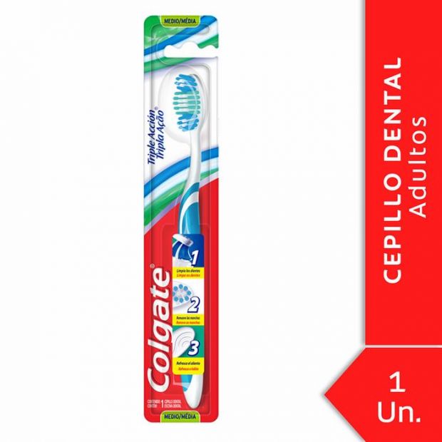 COLGATE TRIPLE ACCION - Cepillo dental COLGATE  variedad de colores