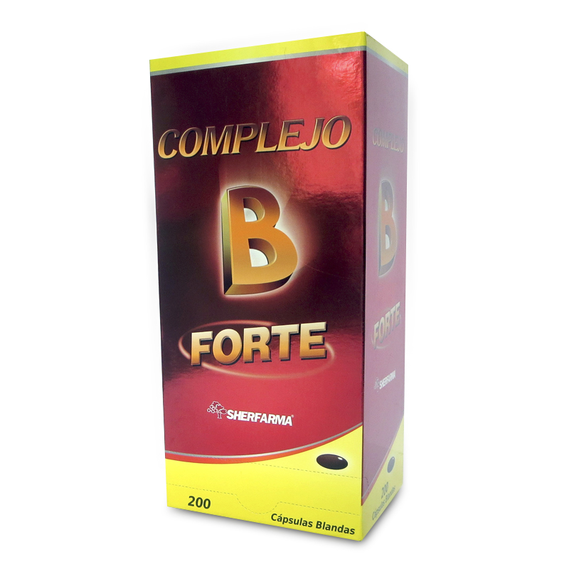 COMPLEJO B FORTE - Caps. Blandas caja x 200 - 100 mg