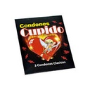 CUPIDO CLASICO - Condones de latex natural lubricados x 3 - CLASICO