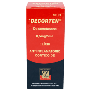 DECORTEN ELIXIR - Elix. oral x 100 mL - 0.5 mg / 5 mL