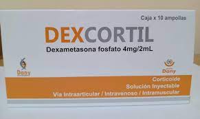 DEXCORTIL - Sol. Inyec. Amp. via I.A. - I.V. - I.M. caja x 10 - 4 mg / 2 mL