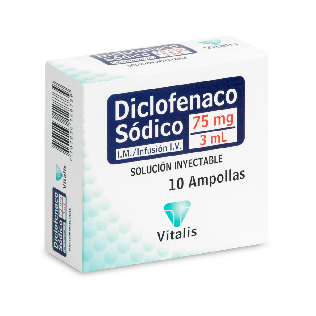 DICLOFENACO - Sol. Inyec. Amp. 75 mg / 3 mL