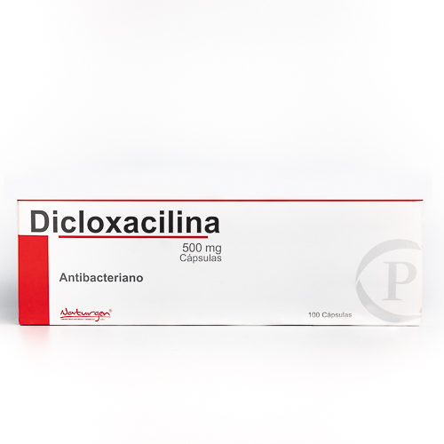 DICLOXACILINA PORTUGAL - Caps. caja x 100 - 500 mg