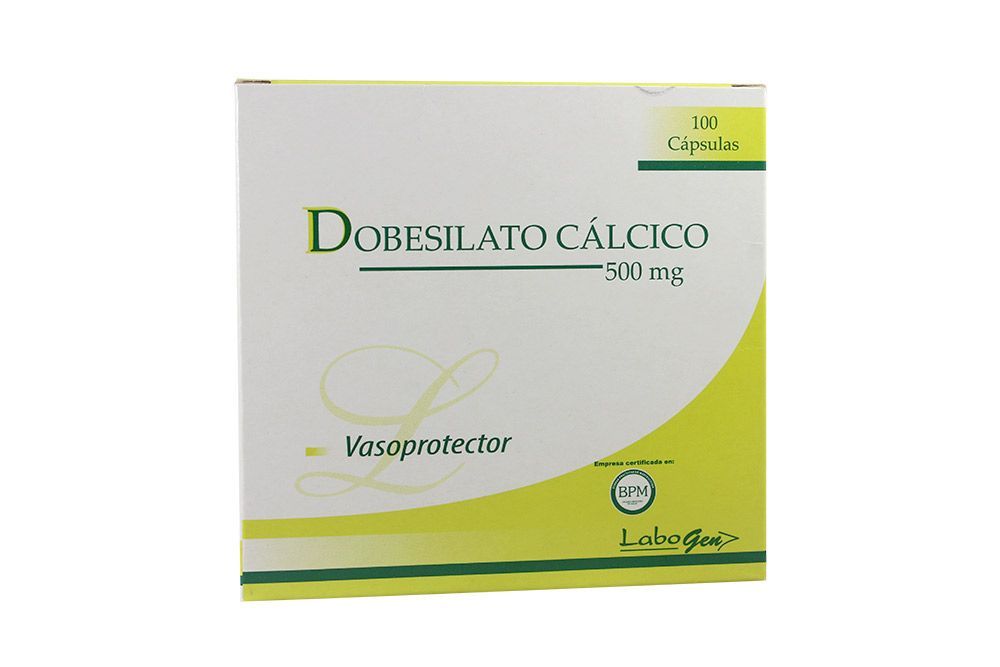 DOBESILATO CALCICO VITAPHARMA - Cap. caja x 100 - 500 mg