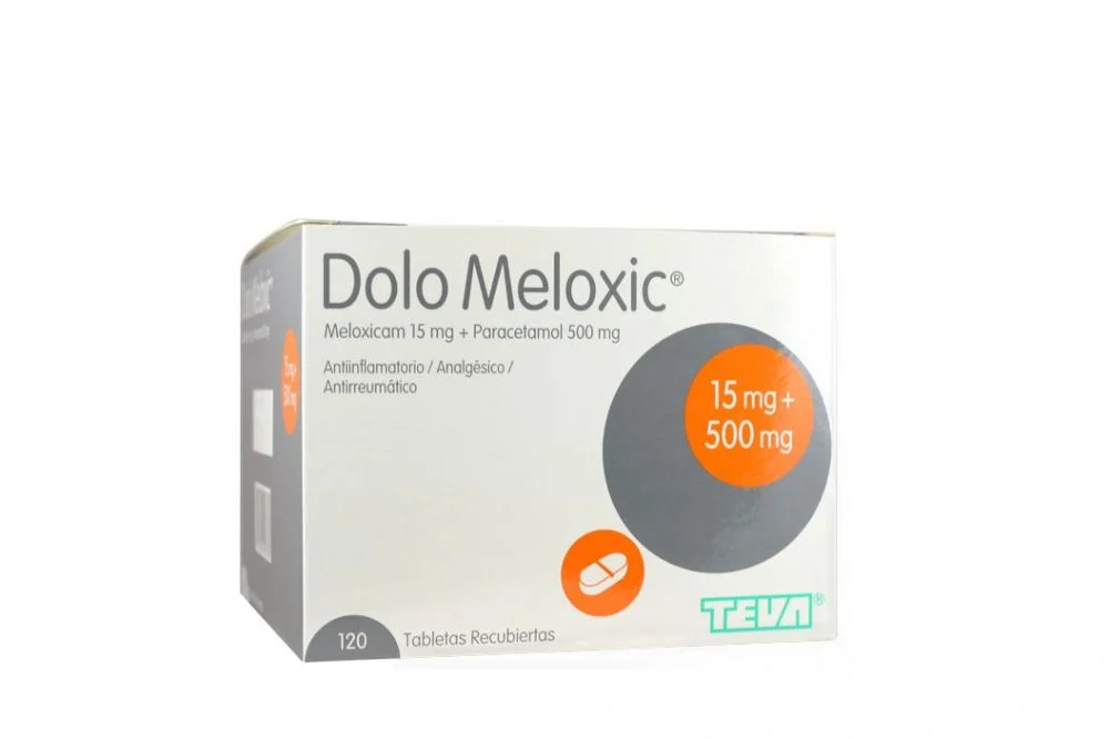 DOLO MELOXIC - Tab. caja x 120 - 15 mg + 500 mg