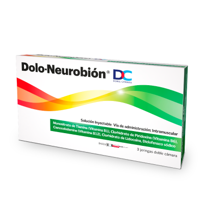 DOLO NEUROBION DC - Solucion inyectable x 3 jeringas