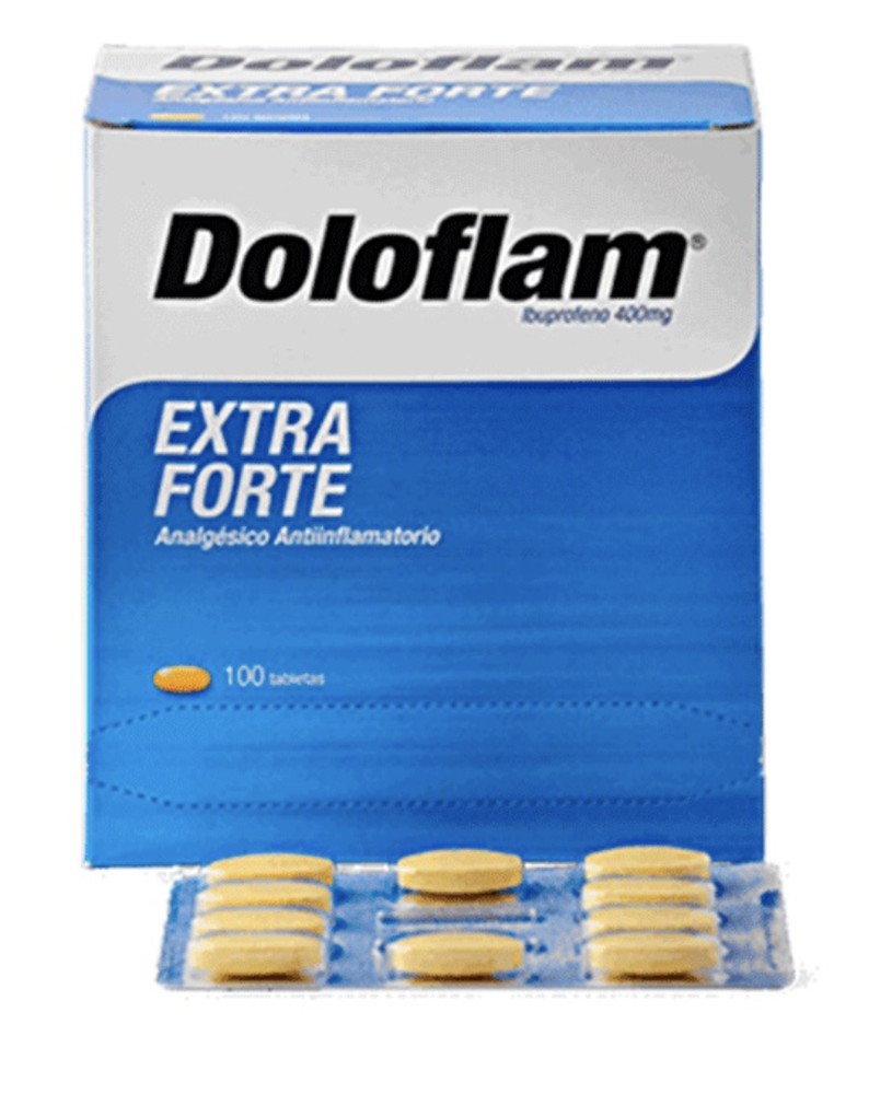 DOLOFLAM EXTRA FORTE - Tab. caja x 100 - 400 mg