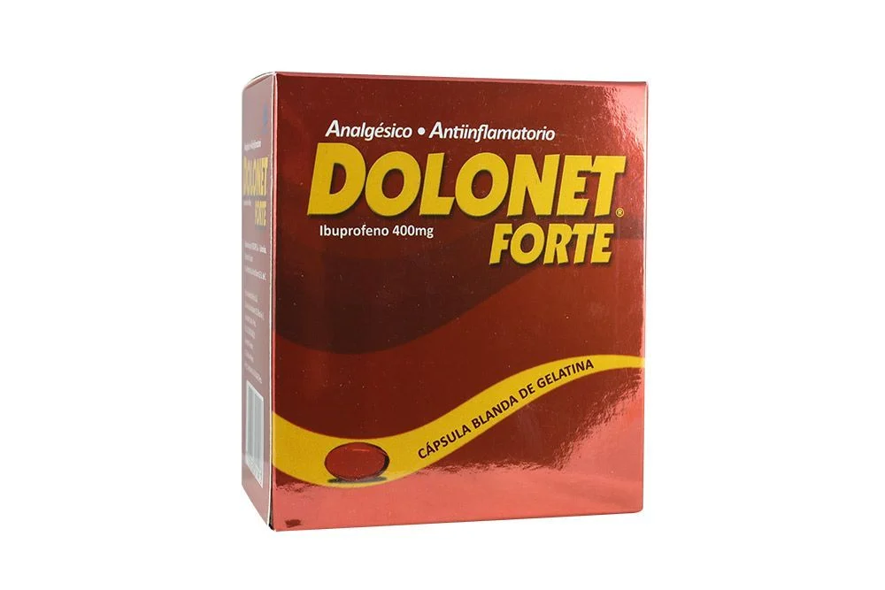 DOLONET FORTE - Caps. blandas de gelatina caja x 100 - 400 mg