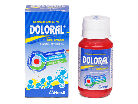 DOLORAL - Suspens. x 60 mL - 100 mg / 5 mL