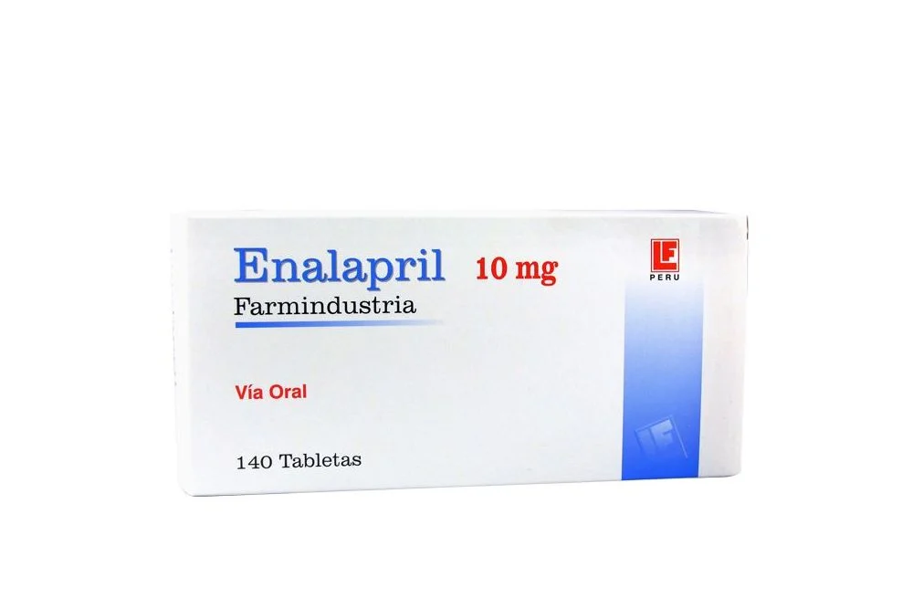 ENALAPRIL FARMINDUSTRIA - Tab. caja x 140  - 10 mg