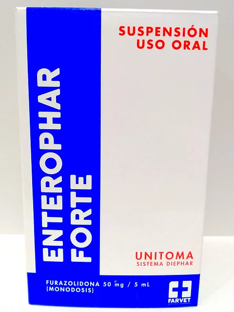 ENTEROPHAR FORTE - Jarabe Unitoma caja x 60 MONODOSIS - 50 mg / 5 mL