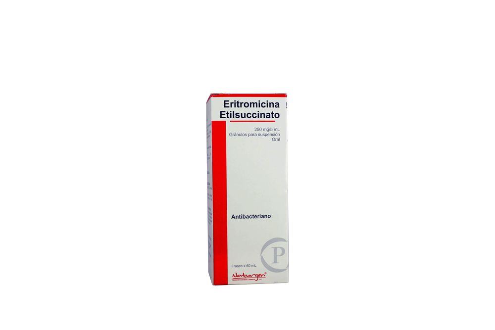 ERITROMICINA ETILSUCCINATO - Granulos para suspension oral x 60 mL - 250 mg / 5 mL