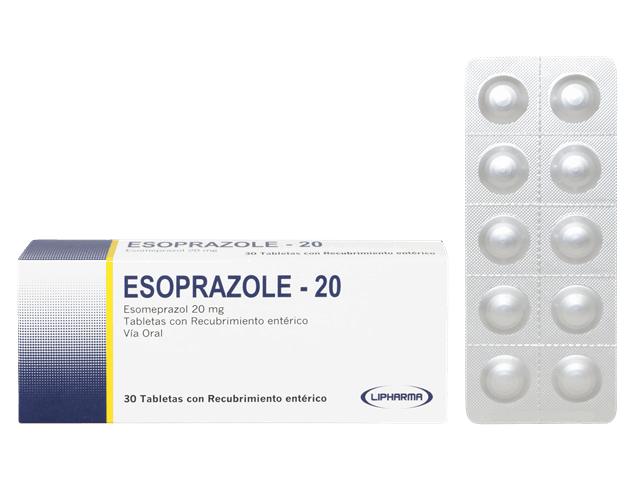 ESOPRAZOLE - 20 - Tab. Recub. caja x 30 - 20 mg