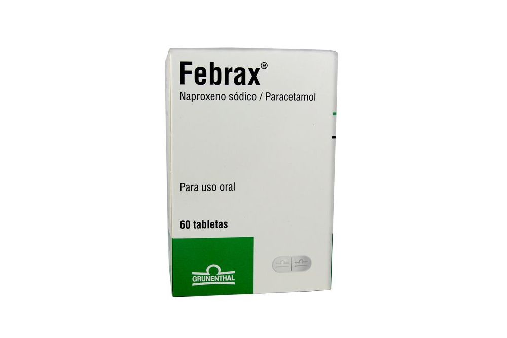 FEBRAX - Tab. caja x 60 - 500 mg