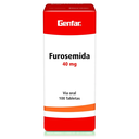 [FUROSEMIDA GENFAR] FUROSEMIDA - Tab. caja x 100  - 40 mg