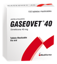 GASEOVET 40 - Tab. mast. caja x 150 - 40 mg