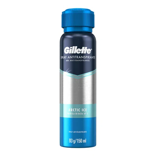 GILLETTE - Spray antitranspirante ARCTIC ICE x 93 g / 150 mL