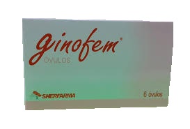 GINOFEM - Ovu. caja x 6 - 500 mg + 100 mg + 0.25 mg