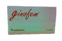 GINOFEM - Ovu. caja x 6 - 500 mg + 100 mg + 0.25 mg