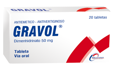 GRAVOL - Tab caja x 20 - 50 mg