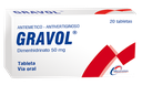 [GRAVOL] GRAVOL - Tab caja x 20 - 50 mg