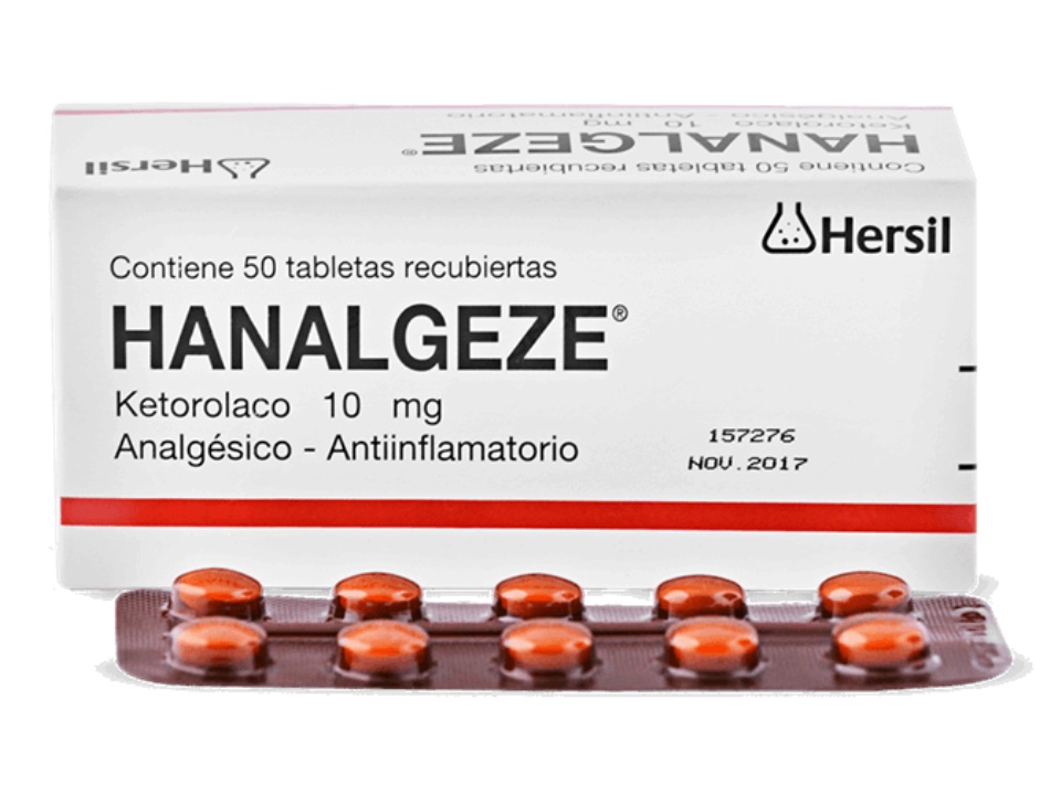 HANALGEZE - Tab. rec. caja x 50 - 10 mg