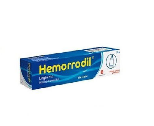 HEMORRODIL - Ung. antihemorroidal via rectal x 20 g