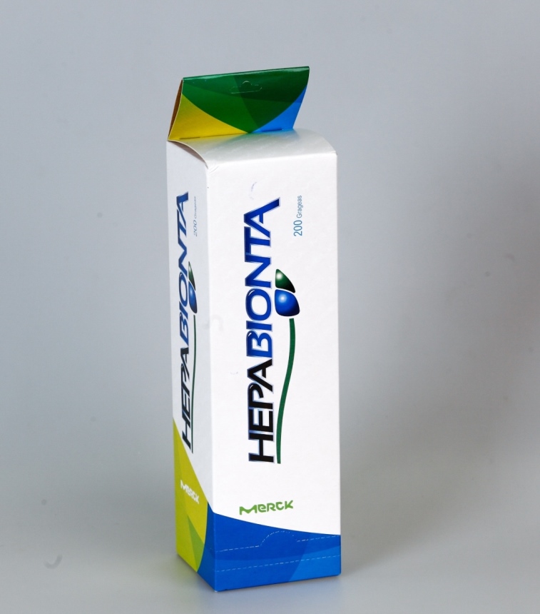 HEPABIONTA - Grageas caja x 200 - 5 mg + 4 mg + 4 mg + 8 mcg + 5 mg + 0.1 mg + 5 mg + 15 mg + 25 mg + 20 mg + 10 mg