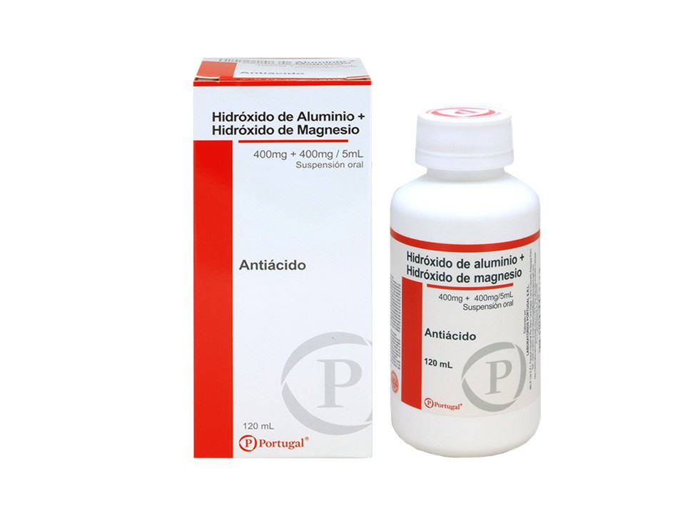 HIDROXIDO DE ALUMINIO + HIDROXIDO DE MAGNESIO - Susp. oral - 400 mg + 400 mg / 5 mL