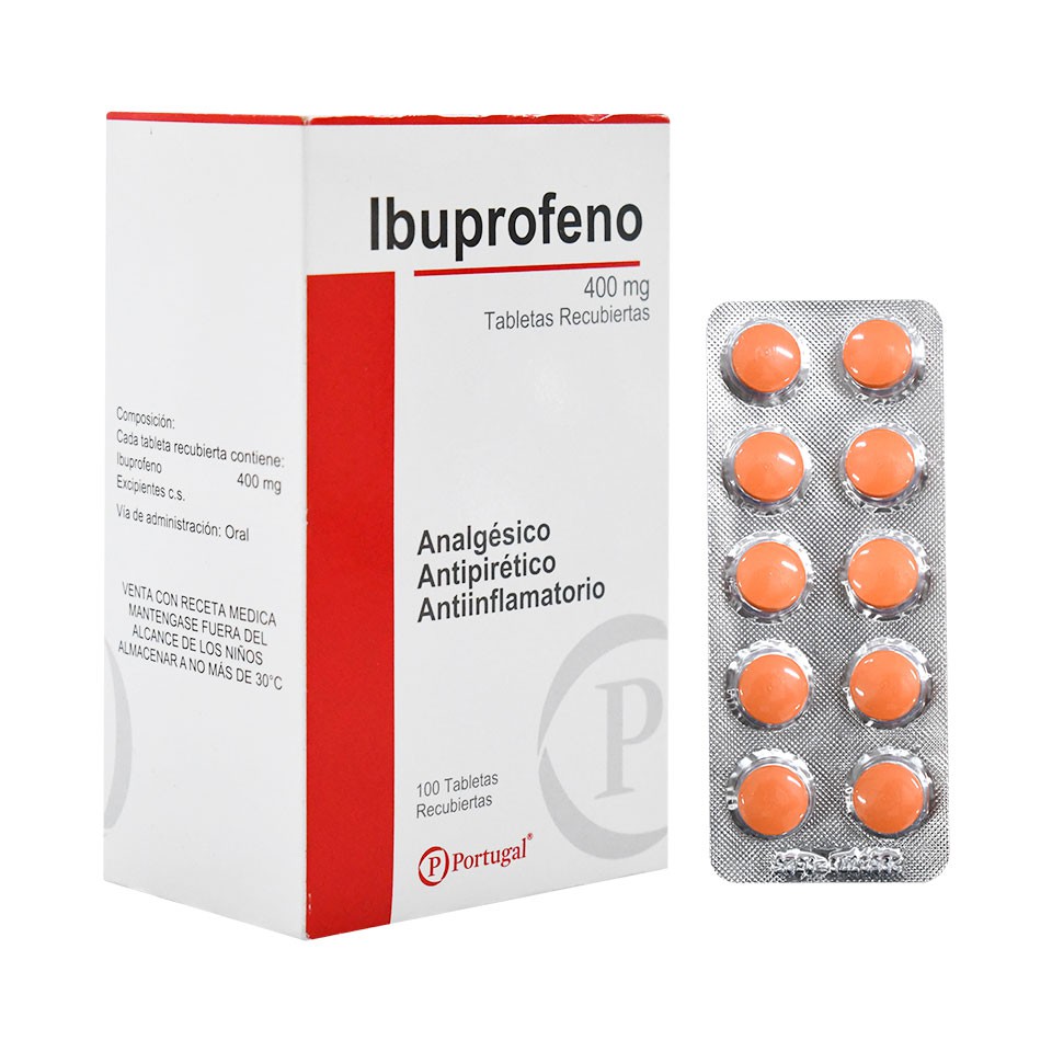 IBUPROFENO - Tab. Recu. caja x 100  - 400 mg