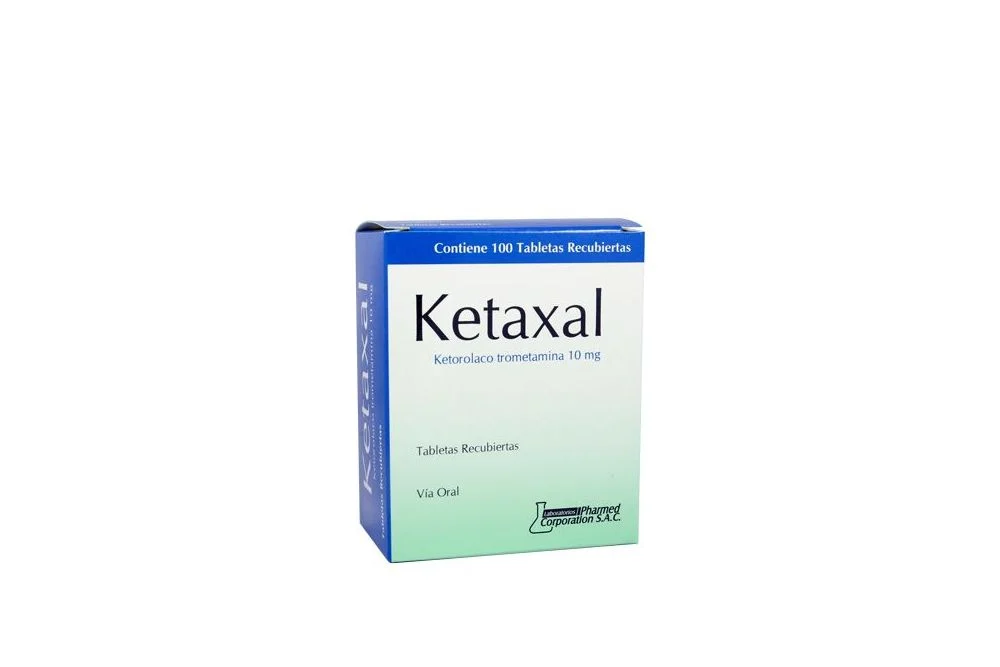 KETAXAL - Tab. rec. caja x 100 - 10 mg