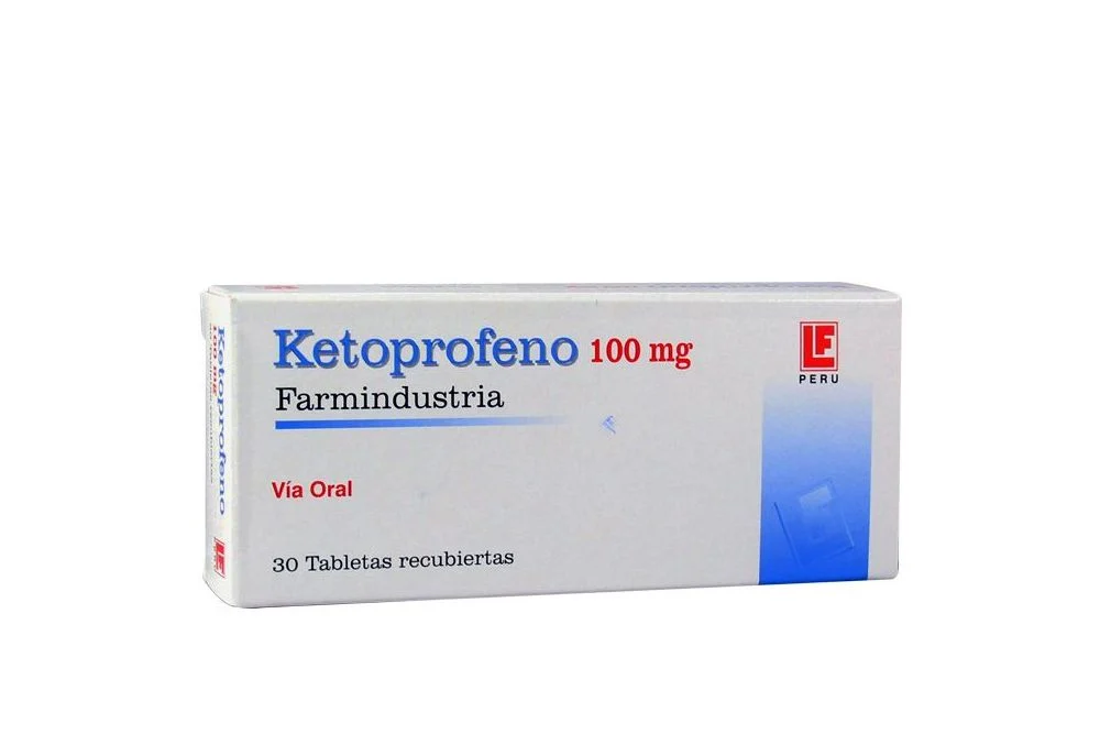 KETOPROFENO FARMINDUSTRIA - Tab. Recu. caja x 30  - 100 mg