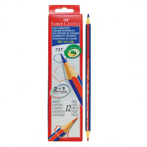 LAPIZ BICOLOR - Lapiz Bicolor triangular FABER CASTELL