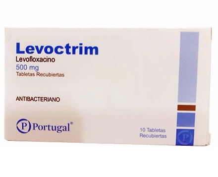 LEVOCTRIM - Tab. Recub. caja x 10 - 500 mg