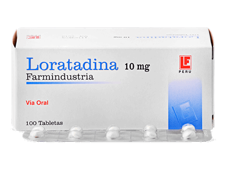 LORATADINA FARMINDUSTRIA - Tab. caja x 100  - 10 mg