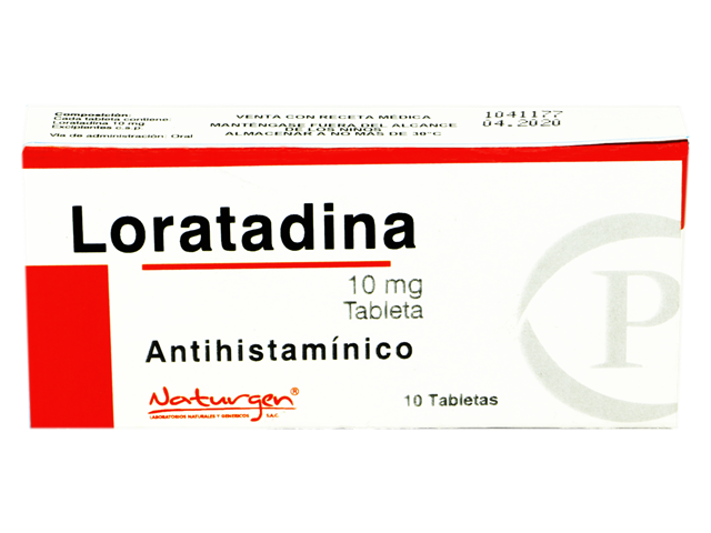 LORATADINA PORTUGAL - Tab. caja x 100  - 10 mg