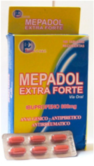 MEPADOL EXTRA FORTE - Tab. Recu. caja x 100  - 800 mg