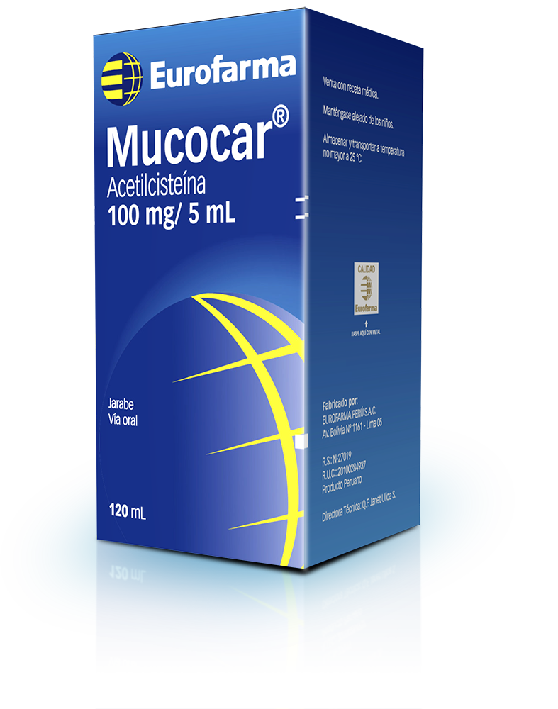 MUCOCAR - Jbe Fco. x 120 mL - 100 mg / 5 mL