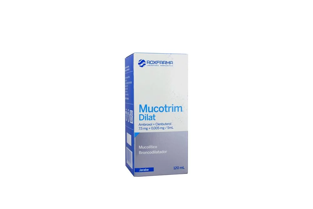 MUCOTRIM DILAT - Jarabe x 120 mL - 7.5 mg + 0.005 mg / 5 mL