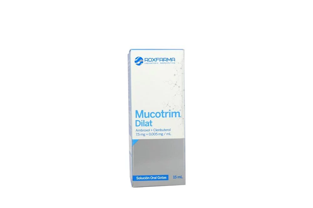 MUCOTRIM DILAT - Sol. Oral Got. x 15 mL - 7.5 mg + 0.005 mg / 1 mL