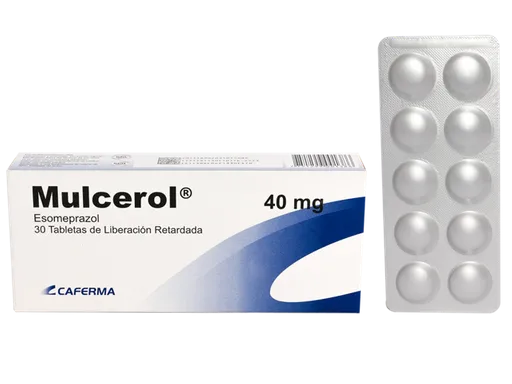 MULCEROL - Tab. liberac. retard. caja x 30 - 40 mg