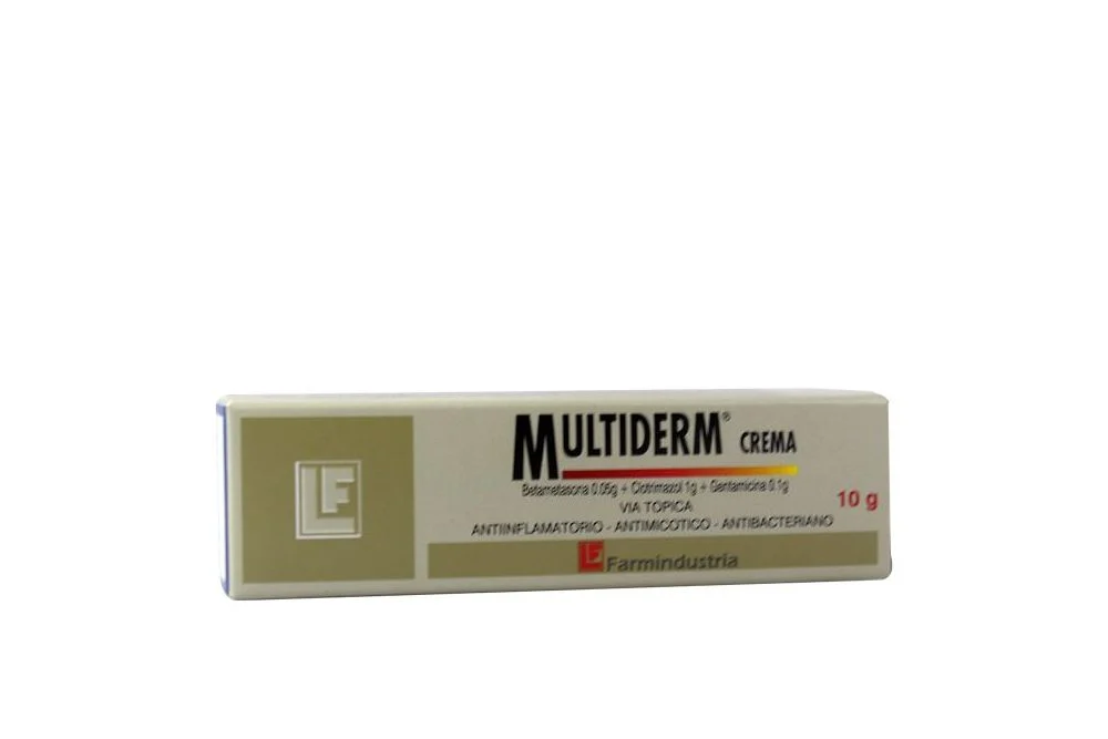 MULTIDERM CREMA - Crema via topica x 10 g - 0.05 g + 1 g + 0.1 g