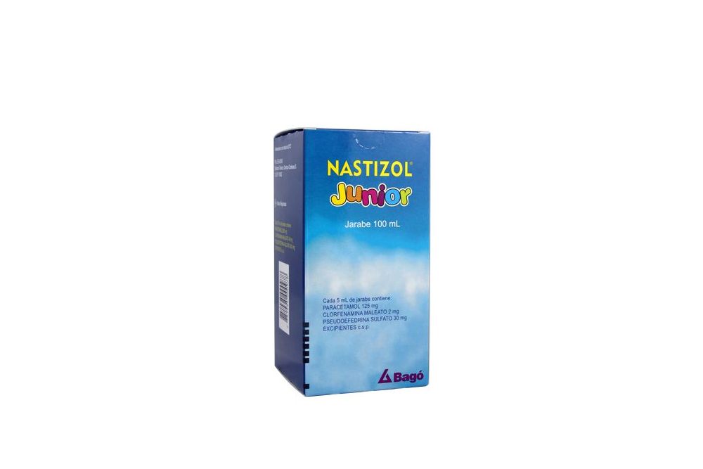 NASTIZOL JUNIOR - Jarabe x 100 mL - 125 mg + 2 mg + 30 mg