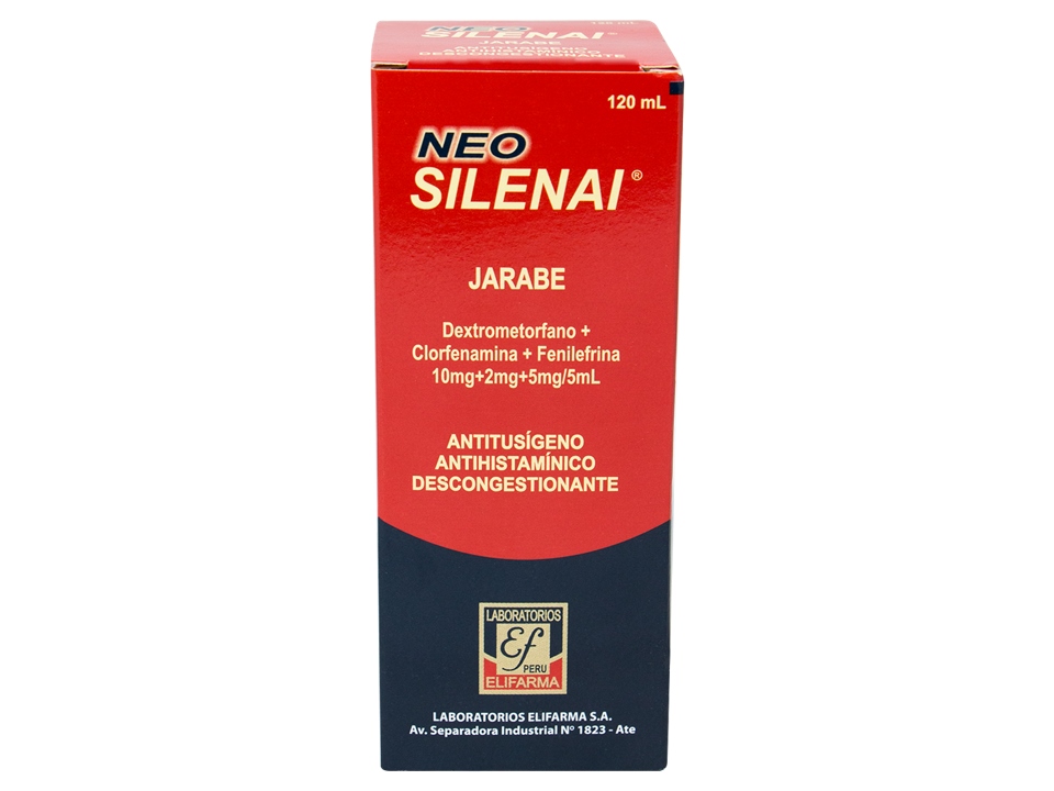 NEO SILENAI - Jarabe x 120 mL - 10 mg + 2 mg + 5 mg / 5 mL