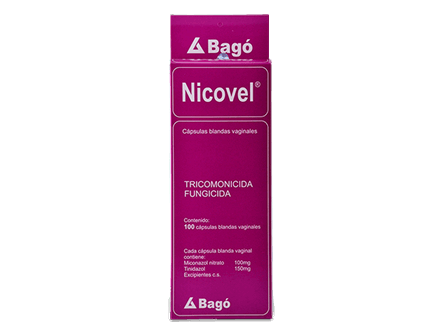 NICOVEL - Cap. blan. vag. caja x 50 - 100 mg + 150 mg