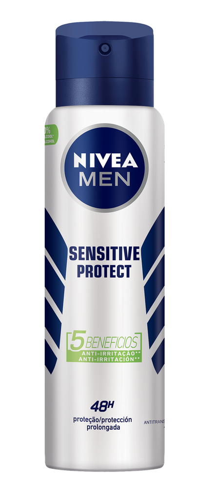 NIVEA MEN - Aerosol antitranspirante SENSITIVE PROTECT - 48H x 91 g / 150 mL