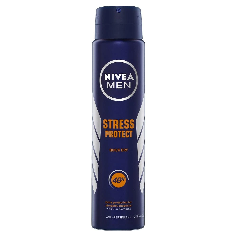 NIVEA MEN - Aerosol antitranspirante STRESS PROTECT - 48h x 91 g / 150 mL